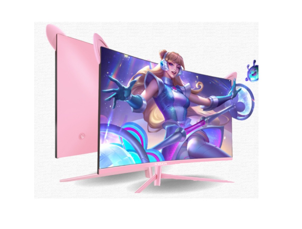 Nvision IN27FGP 27" PINK 165Hz 1920x1080 Curved Gaming Monitor