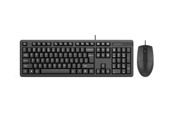 A4Tech kk-3330 Adjustable Keyboard Usb Black Keyboard and Mouse