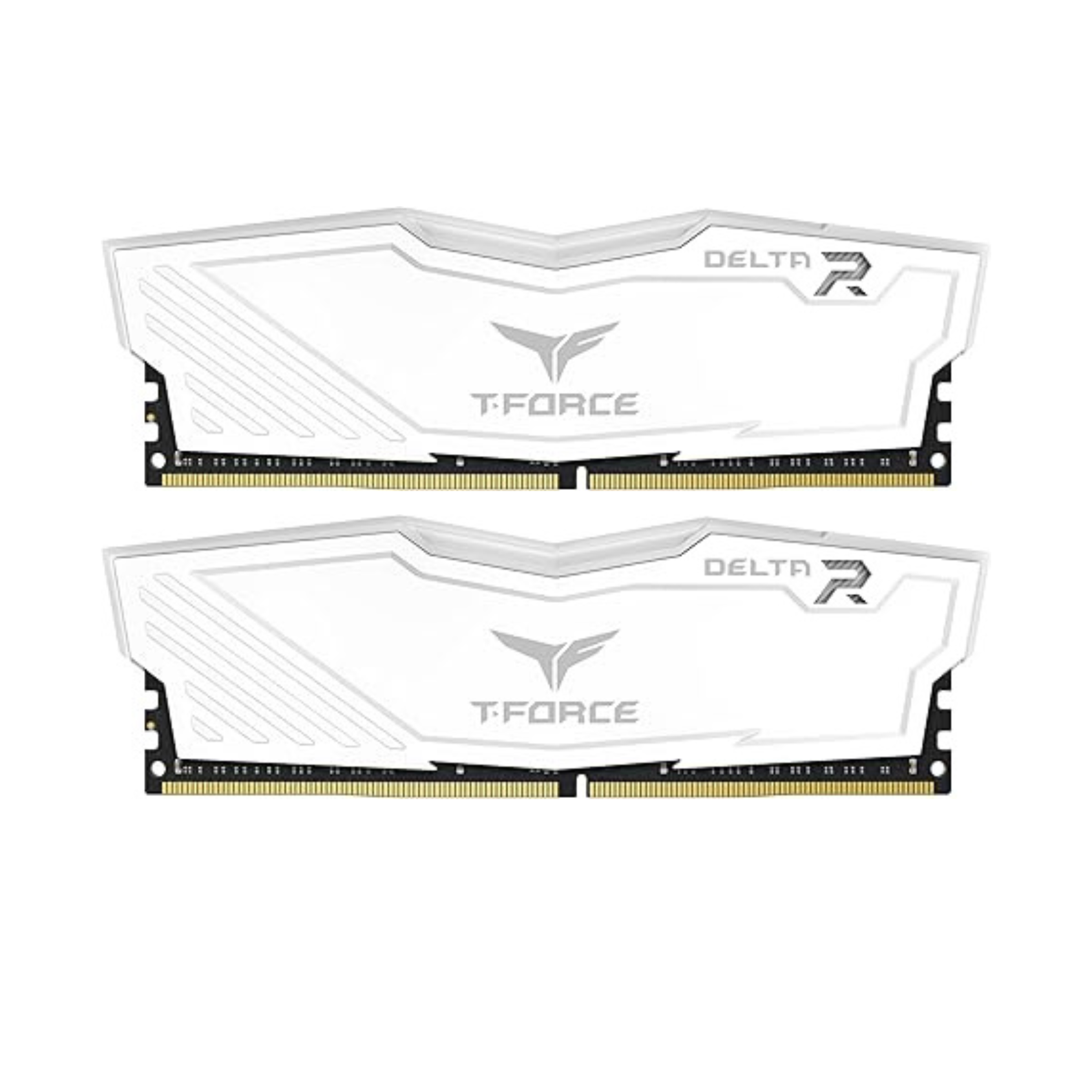 TEAMGROUP T-Force Delta RGB DDR4 16GB (2x8GB) 3600MHz (PC4-28800) CL18 Desktop Gaming Memory Module Ram TF4D416G3600HC18JDC01 - White