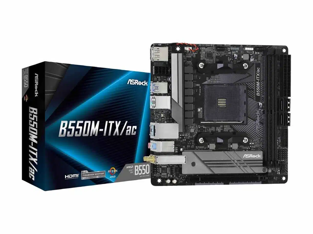 ASRock B550M-ITX AC AM4 AMD Motherboard
