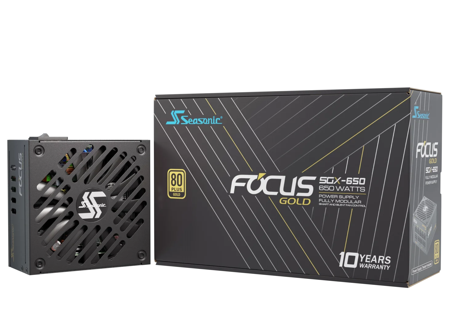 SEASONIC FOCUS GOLDSGX- 650 WATTS POWER SUPPLY FULLY MODULAR 80+ GOLD