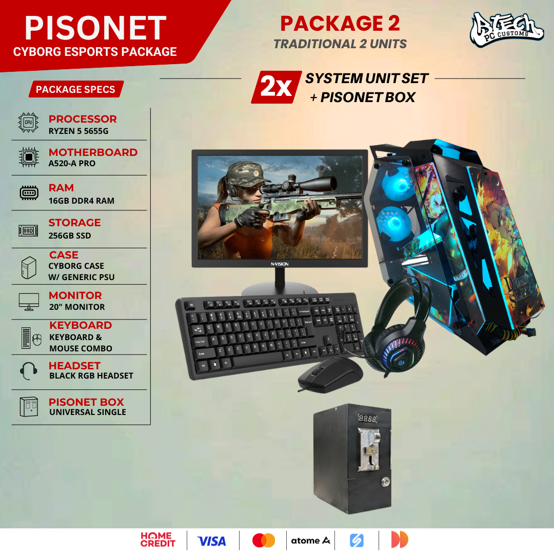 PISONET PACKAGE 2 CYBORG E-SPORTS PACKAGE